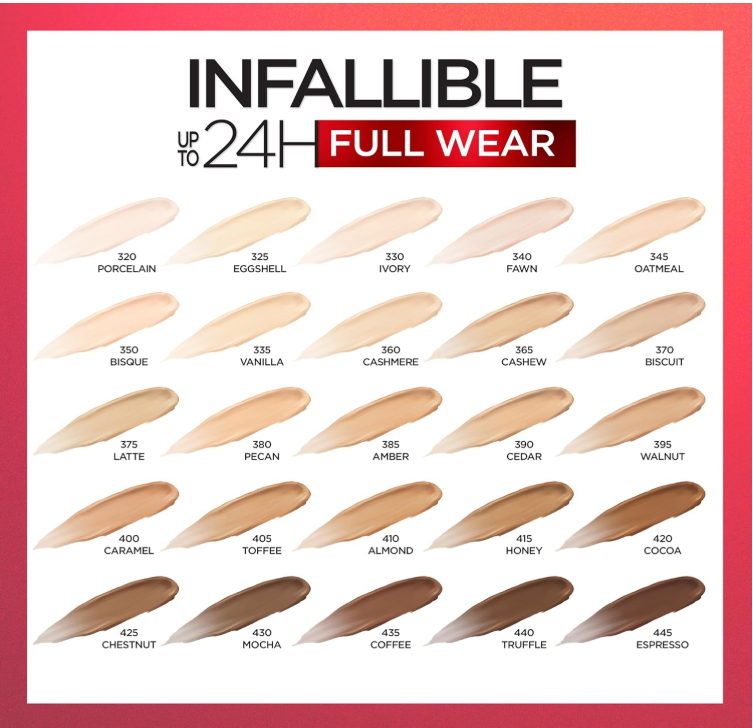 L'Oreal Paris Makeup Infallible Full Wear Waterproof Matte Concealer, Full Coverage. vue 2