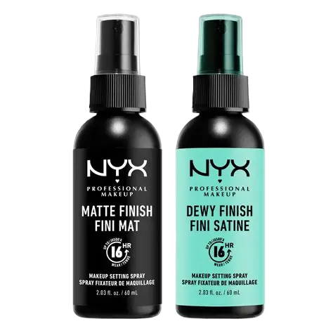 NYX Professional Makeup Duo Spray Fixateur, 60ml + 60ml — promo maquillage Algérie