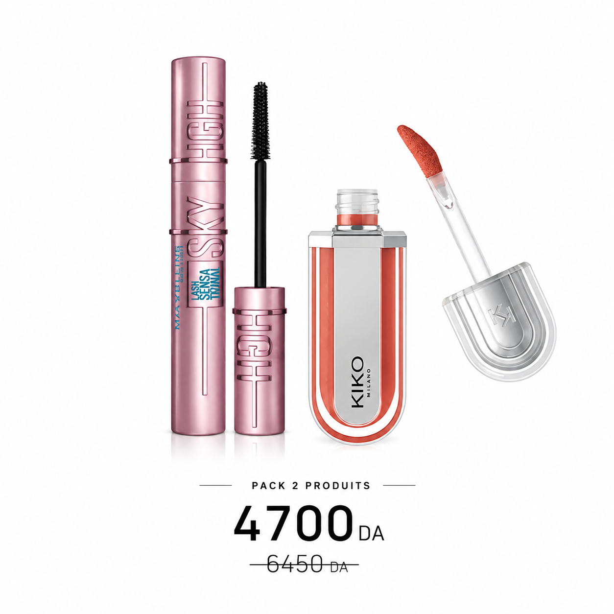 Pack été Maskara Sky High Waterproof + Kiko Milano 3d Xtreme — SheGlamour Algérie